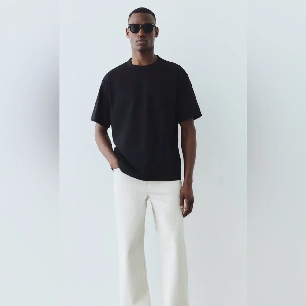 H&M Men's Black Short Sleeve Tee